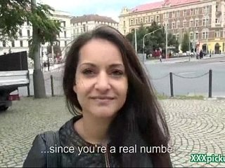 Public Pickups Sex Video with Amateur Czech Teen 20