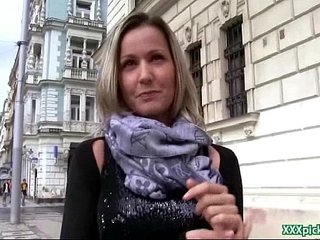 Public PIckups - Czech Amateur Teen Fucks Outdoor For Money 09